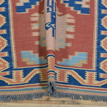 Load image into Gallery viewer, Hand-Woven Fine Afghan Tribal Reversible Wool Oriental Kilim Rug (Size 2.5 X 11.4) Cwral-10236