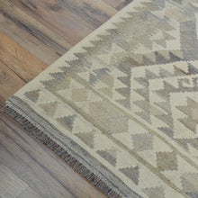 Load image into Gallery viewer, Hand-Woven Tribal Reversible Wool Oriental Momana Kilim Rug (Size 2.9 X 9.9) Cwral-10239