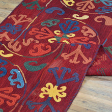 Load image into Gallery viewer, Hand-Woven Tribal Afghan Suzani Traditional Oriental Kilim Rug (Size 3.1 X 9.0) Cwral-10248