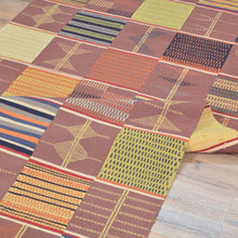 Load image into Gallery viewer, Hand-Woven Modern Contemporary Patchwork Oriental Kilim Rug (Size 3.1 X 9.9) Cwral-10251