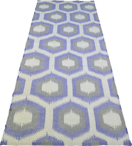 Hand-Woven Modern Gabbeh Reversible Wool Oriental Kilim Rug (Size 2.7 X 7.10) Cwral-10266
