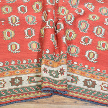 Load image into Gallery viewer, Hand-Woven Afghan Sumak Berjista Handmade Wool Oriental Rug (Size 5.0 X 6.10) Cwrsf-1338