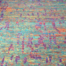 Load image into Gallery viewer, Modern Sari Silk area rug 9x12, all-over multicolor pattern, made in India — Classic World Rugs NM
