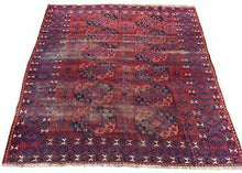 Load image into Gallery viewer, Hand-Knotted Afghan Ersari Wool Handmade (Size 6.10 X 7.3) Brrsf-3