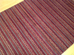 Beautiful Oriental Gabbeh Striped Design Lovely Handknotted Real Wool Handmade Unique Rug