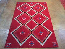 Load image into Gallery viewer, Chainstitch Stitch Southwestern Kashmir Handmade Handwoven Real Wool Classy Amazing Unique Rug