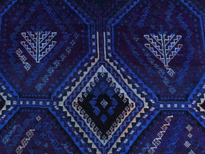Oriental Persian Blue Overdyed Artisan Real Wool Handmade Classy Amazing Handmade Rug