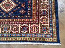 Load image into Gallery viewer, Super Kazak Traditional Tribal Design 100-Percent Wool Wide Runner Runner-Rug 