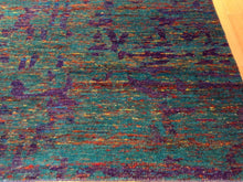 Load image into Gallery viewer, Beautiful Modern Multi Colors Sari Silk Splendid Handknotted Oriental Amazing Unique Rug