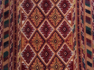 Stunning Handmade Multipal Flatweave Tribal Afghan Splendid Real Wool Mashwani Unique Rug