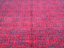 Load image into Gallery viewer, Fine Oriental Afghan Khal Mohammadi Turkoman Splendid Handknotted Classy Amazing Unique Rug