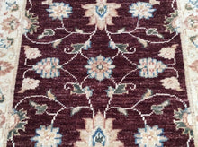 Load image into Gallery viewer, Beautiful Floral Design Handmade Artisan Handknotted Real Wool Peshawar Amazing Unique Rug