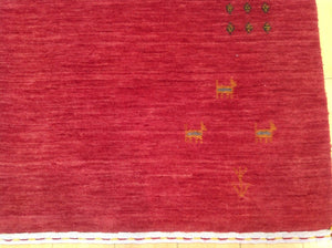 Beautiful Handloomed Gabbeh Traditional Contemporary Design Real Wool Classy Amazing Unique Rug