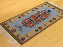 Load image into Gallery viewer, Beautiful Interior-Decorator Pretty Handwoven Reversible Macedonian Kilim Handmade Real Wool Unique Rug