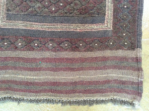 Afghan Tribal Kilim Handmade Hand-Woven 100-Percent Wool Runner-Rug 