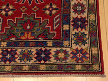 Load image into Gallery viewer, Fine Oriental Pretty Handknotted Kazak Traditional Tribal Real Wool Amazing Unique Rug