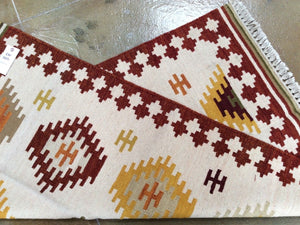 Durrie Kilim Handmade Gorgeous Handwoven Real Wool Best Classy Amazing Flatweave Rug