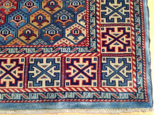 Fine Oriental Afghan Tribal Artisan Handknotted Real Wool Classy Handmade Unique Rug