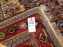 Load image into Gallery viewer, 2X9 Interior-Decorator Pretty Handwoven Reversible Persian Sanna Kilim Classy Flatweave Handmade Rug
