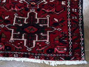 Persian Oriental Runner-Rug Hand-Knotted Hand-Woven 100-Percent Wool 