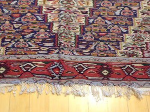 2X9 Interior-Decorator Pretty Handwoven Reversible Persian Sanna Kilim Classy Flatweave Handmade Rug