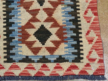 Load image into Gallery viewer, Flatweave Authentic Pretty Handmade Miamana Kilim Tribal Best Real Wool Unique Rug