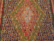 Load image into Gallery viewer, Beautiful Interior-Decorator Pretty Handwoven Persian Sanna Reversible Kilim Handmade Real Wool Rug