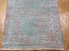 Load image into Gallery viewer, Oriental Modern Wool &amp; Raised Silk Hand-Knotted Handmade Runner-Rug 