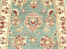 Load image into Gallery viewer, Fine Oriental Peshawar Chobi Oushak Design 100-Percent Wool Runner-Rug 