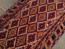 Load image into Gallery viewer, Stunning Handmade Multipal Flatweave Tribal Afghan Splendid Real Wool Mashwani Unique Rug