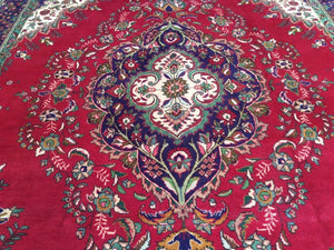 Fine Persian Oriental Gorgeous Handknotted Mahal Design Real Wool Amazing Unique Rug