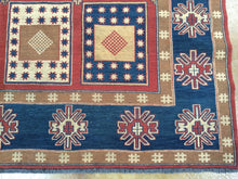 Load image into Gallery viewer, Beautiful Fine Soumak Tribal Area Lovely Multiple Flatweave Real Wool Handwoven Rug