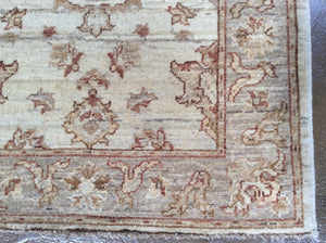 Chobi Design Traditional Runner-Rug Hand-Knotted Hand-Made 100-Percent Wool 