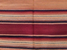 Load image into Gallery viewer, Beautiful Interior-Decorator Mexican Southwestern Handwoven Reversible Kilim Real Wool Amazing Unique Rug