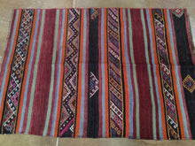 Load image into Gallery viewer, Stunning Handmade Turkish Kilim Artisan Flatweave Real Wool Classy Amazing Handwoven Rug