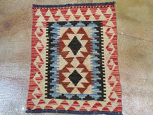Load image into Gallery viewer, Flatweave Authentic Pretty Handmade Miamana Kilim Tribal Best Real Wool Unique Rug
