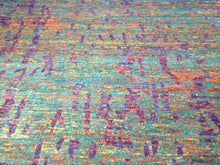 Load image into Gallery viewer, Beautiful Modern Multi Colors Sari Silk Splendid Handknotted Oriental Amazing Unique Rug