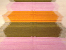 Load image into Gallery viewer, Beautiful Interior-Decorator Pretty Handwoven Reversible Indo Morden Dhurrie Colorful Kilim Unique Rug