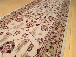 Fine Oriental Peshawar Chobi Floral Design 100-Percent Wool Runner-Rug 