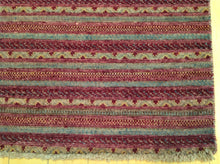 Load image into Gallery viewer, Beautiful Oriental Gabbeh Striped Design Lovely Handknotted Real Wool Handmade Unique Rug