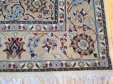 Load image into Gallery viewer, Fine Wool Silk Oriental Persian Nain Design Best Classy Handknotted Unique Rug