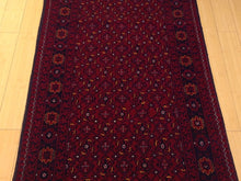 Load image into Gallery viewer, Turkmen Afghan Bashier Tribal Handmade Hand-Knotted 100-Percent Wool Runner-Rug 