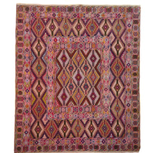 Load image into Gallery viewer, Tribal Handmade Geometric Design Multi-Weave Wool Rug (Size 4.9 X 6.3) Cwral-3108