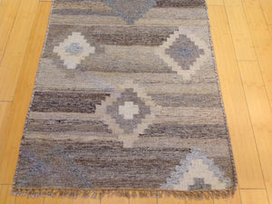 Hand-Woven Reversible Darrie Handmade Kilim Wool Rug (Size 2.7 x 9.10) Brral-5814