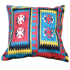 18 x 18 Southwestern Design Chain Stitch Handmade Pillow Cover Cwpal-234