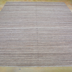 Hand-Woven Stunning Reversible Kilim Contemporary Design Flatweave Rug (Size 8.2 X 9.11) Brral-3447