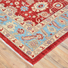 Load image into Gallery viewer, Hand-Knotted Fine Peshawar Chobi Wool Oushak Design Rug (Size 6.0 X 9.0) Brral-309