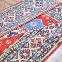 Load image into Gallery viewer, Hand-Knotted Square Kazak Caucasian Design Wool Rug (Size 6.3 X 6.7) Brral-3180