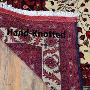 Hand-Knotted Fine Afghan Tribal Turkoman Wool Rug (Size 5.1 X 6.8) Brral-3195