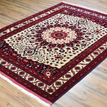 Load image into Gallery viewer, Hand-Knotted Fine Afghan Tribal Turkoman Wool Rug (Size 5.1 X 6.8) Brral-3195